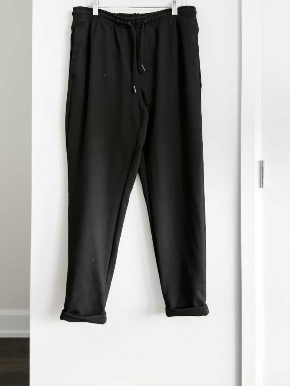 ZARA - Mens - Cuffed Jogger - Black - Large